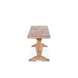 San Rafael 72" Bench in Antique Oak by Home Trends & Design at Eve Furniture
