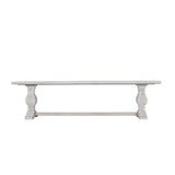 San Rafael 72" Bench in Heirloom White by Home Trends & Design at Eve Furniture