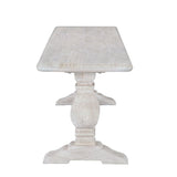 San Rafael 72" Bench in Heirloom White by Home Trends & Design at Eve Furniture