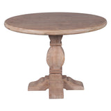 San Rafael 42" Round Dining Table in Antique Oak
