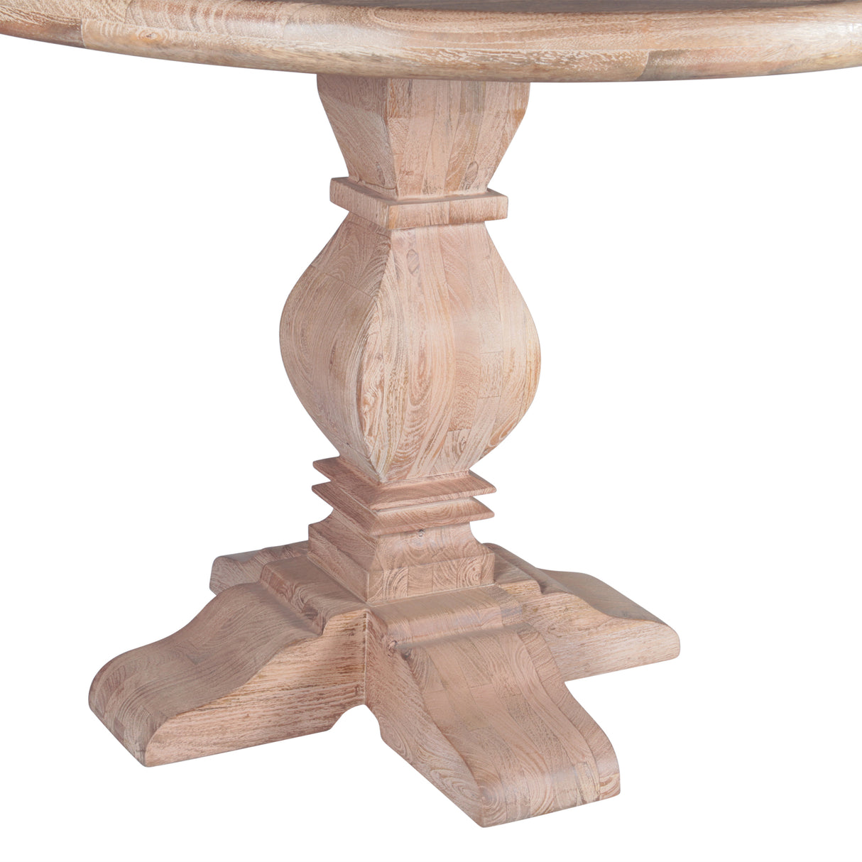 San Rafael 42" Round Dining Table in Antique Oak
