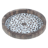 Taara Round Tray in Floral Pattern
