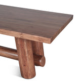 Timbers Barrel 80" Dining Table in Vinegar Acacia