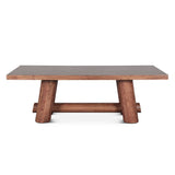 Timbers Barrel 94" Dining Table in Light Vinegar Acacia