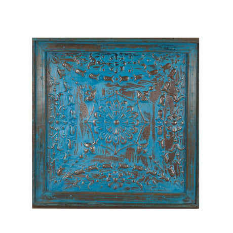 Palette Ripped Reflections Hand Painted Framed Triptych by Home Trends & Design at Eve Furniture