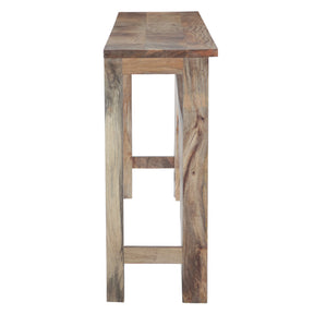 Tribal 59" Carved Wood Console Table in Natural by Home Trends & Design at Eve Furniture
