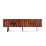 Verbania 67" Media Cabinet in Pecan Brown by Home Trends & Design at Eve Furniture