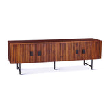 Verbania 67" Media Cabinet in Pecan Brown by Home Trends & Design at Eve Furniture