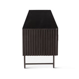 Verbania 98" Plasma Cabinet in Matte Black by Home Trends & Design at Eve Furniture