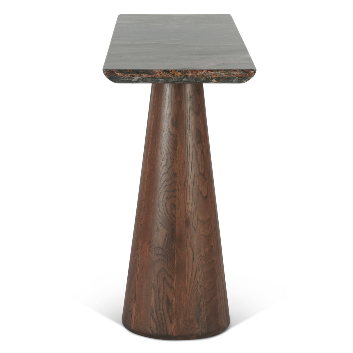 Vista 60" Console Table with Lava Marble and Dark Mango Base
