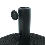 Fab Black Round Umbrella Base by Furniture of America at Eve Furniture