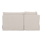 Fable Beige U Shape Slipcover Dining Banquette 129 in by Moe's Home at Eve Furniture