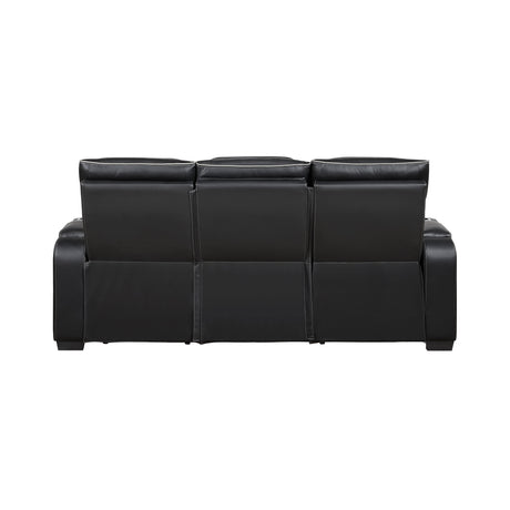 Fairway Black Power Double Reclining Sofa by Homelegance at Eve Furniture