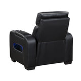 Fairway Black Power Reclining Chair by Homelegance at Eve Furniture