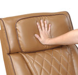 Fairway Brown Power Double Reclining Loveseat with Center Console by Homelegance at Eve Furniture