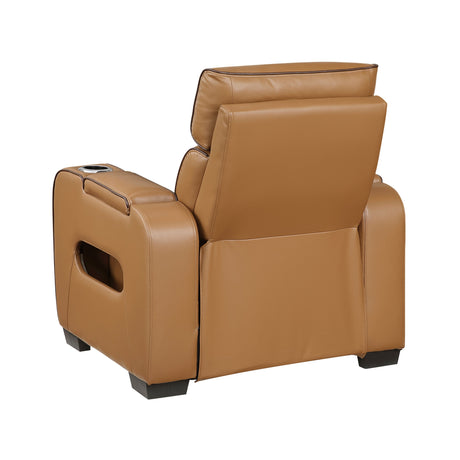 Fairway Brown Power Reclining Chair by Homelegance at Eve Furniture