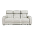 Fairway Taupe Power Double Reclining Sofa by Homelegance at Eve Furniture