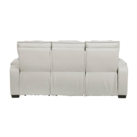 Fairway Taupe Power Double Reclining Sofa by Homelegance at Eve Furniture