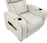 Fairway Taupe Power Reclining Chair by Homelegance at Eve Furniture