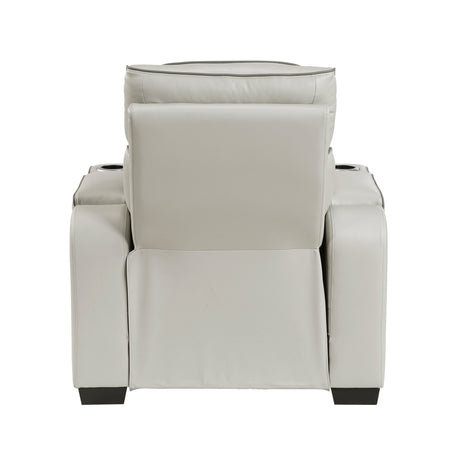 Fairway Taupe Power Reclining Chair by Homelegance at Eve Furniture