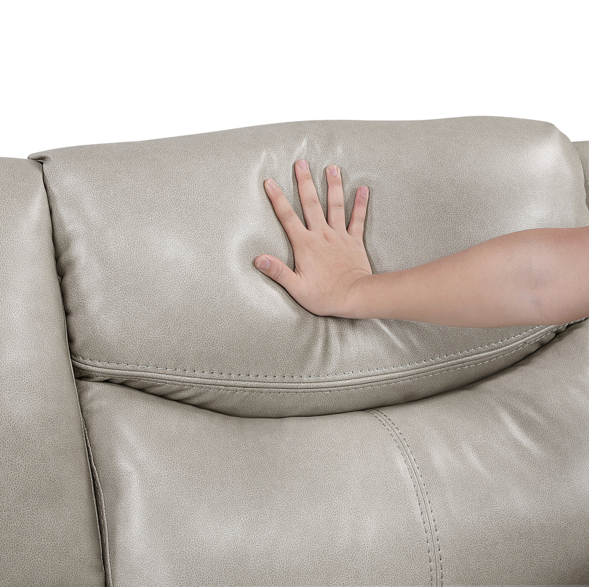 Fargo Taupe 3-Piece Power Reclining Sectional with Right Console by Homelegance at Eve Furniture