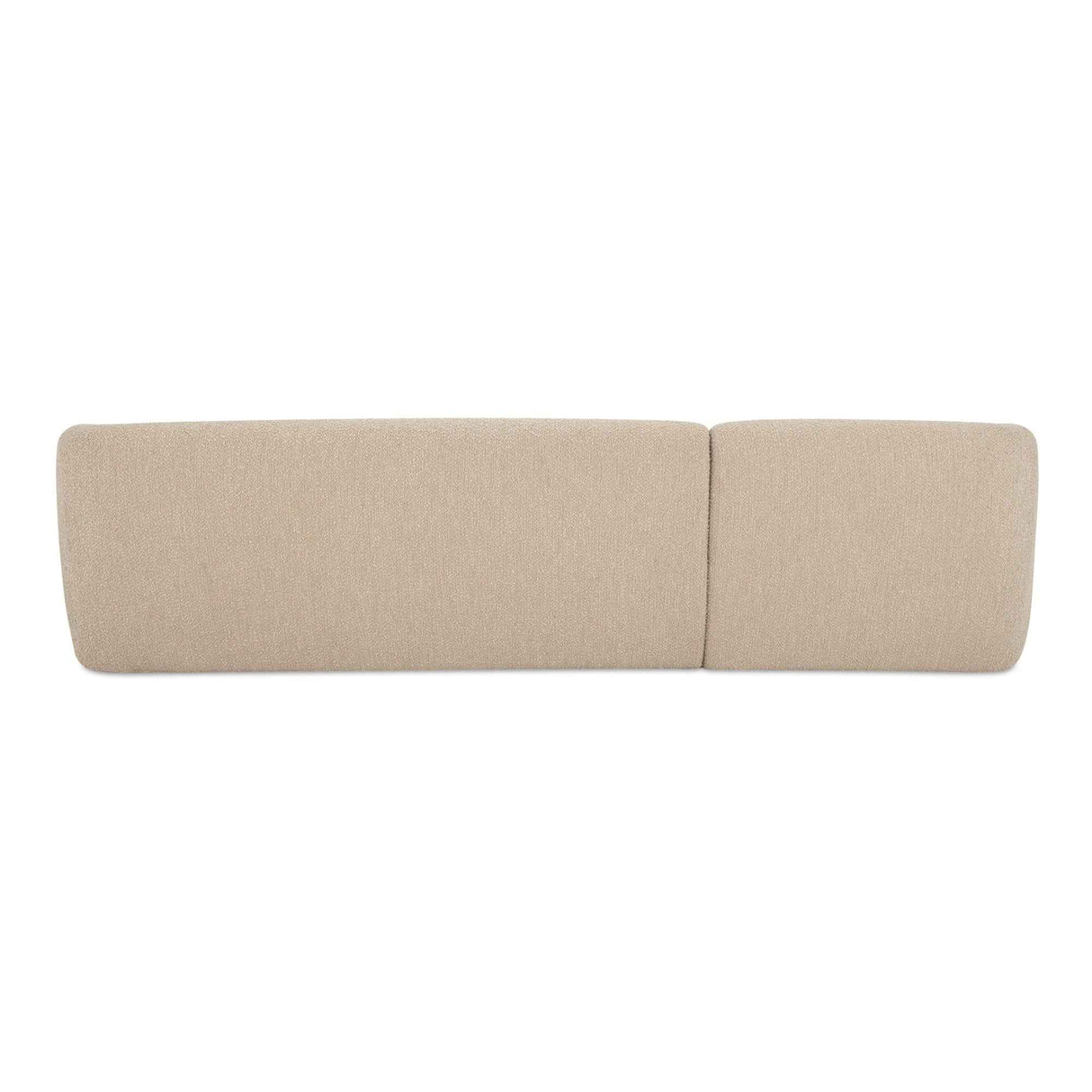 Faye Beige Boucle Left Sectional by Moe's Home at Eve Furniture