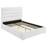 Felicity White Upholstered Full Platform Bed by Coaster at Eve Furniture