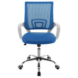 Felton Blue Upholstered Adjustable Home Office Desk Chair by Coaster at Eve Furniture