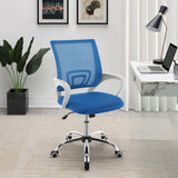 Felton Blue Upholstered Adjustable Home Office Desk Chair by Coaster at Eve Furniture