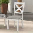 Ferrone Rustic White Oak Side Chair by Furniture of America at Eve Furniture