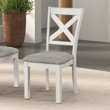Ferrone Rustic White Oak Side Chair by Furniture of America at Eve Furniture