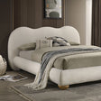 Finamore White/Natural Oak Bed E.King by Furniture of America at Eve Furniture