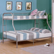 Finnerty Silver Twin/Full Bunk Bed by Furniture of America at Eve Furniture