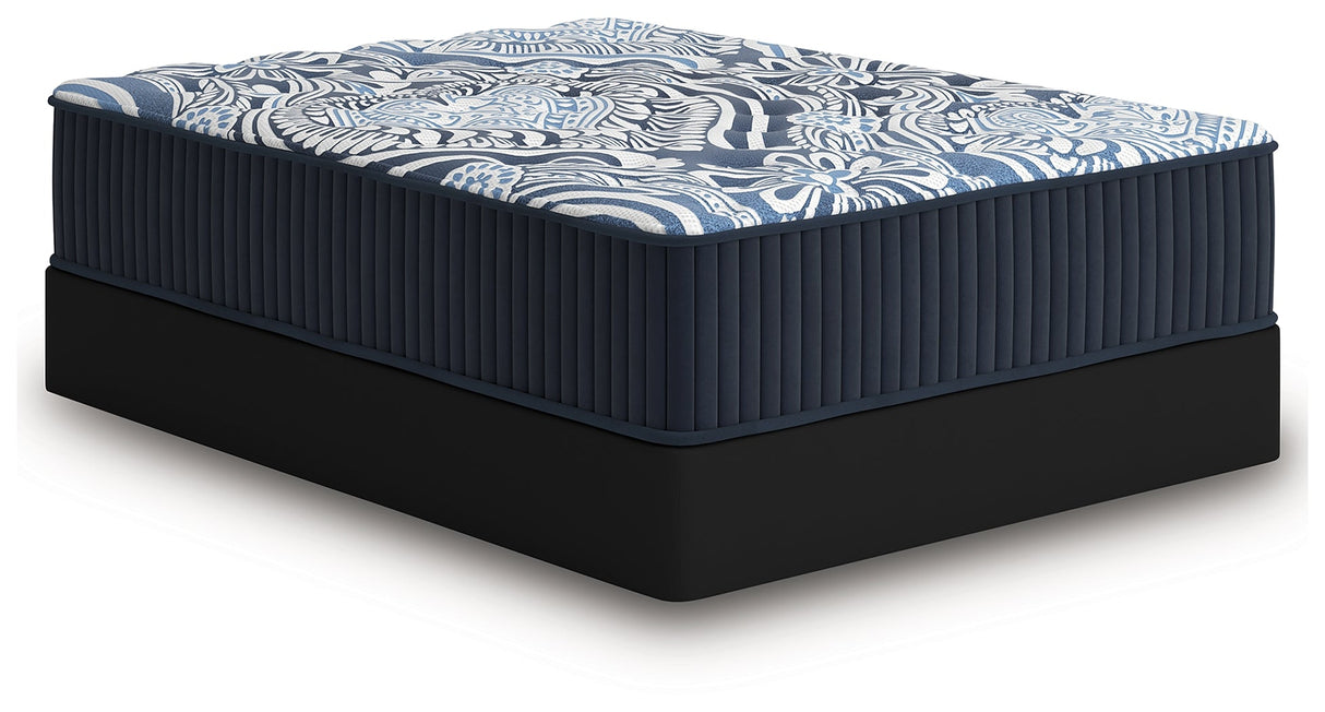 Firm Luxe 2.0 Blue King Mattress by Ashley at Eve Furniture