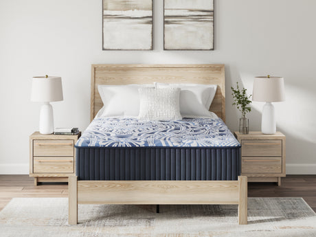 Firm Luxe 2.0 Blue King Mattress by Ashley at Eve Furniture