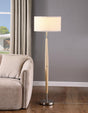 Flanary Natural 58-inch Drum Shade Tapered Floor Lamp by Coaster at Eve Furniture