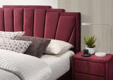 Florizel Red/Gold California King Bed by Furniture of America at Eve Furniture