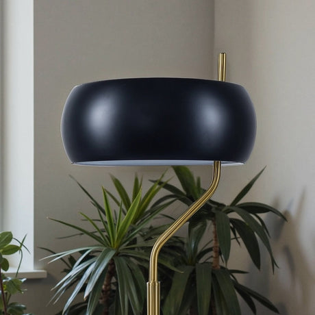 Flux Table Lamp - Black Outer - White Inner by Ashcroft Imports at Eve Furniture
