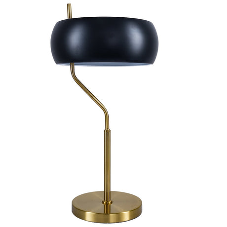 Flux Table Lamp - Black Outer - White Inner by Ashcroft Imports at Eve Furniture