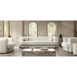 Form Ivory & Camel Boucle Fabric Arm Chair by Diamond Sofa at Eve Furniture