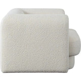 Form Ivory & Camel Boucle Fabric Arm Chair by Diamond Sofa at Eve Furniture