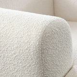 Form Ivory & Camel Boucle Fabric Arm Chair by Diamond Sofa at Eve Furniture