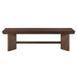 Franco Walnut Dining Bench by Homelegance at Eve Furniture