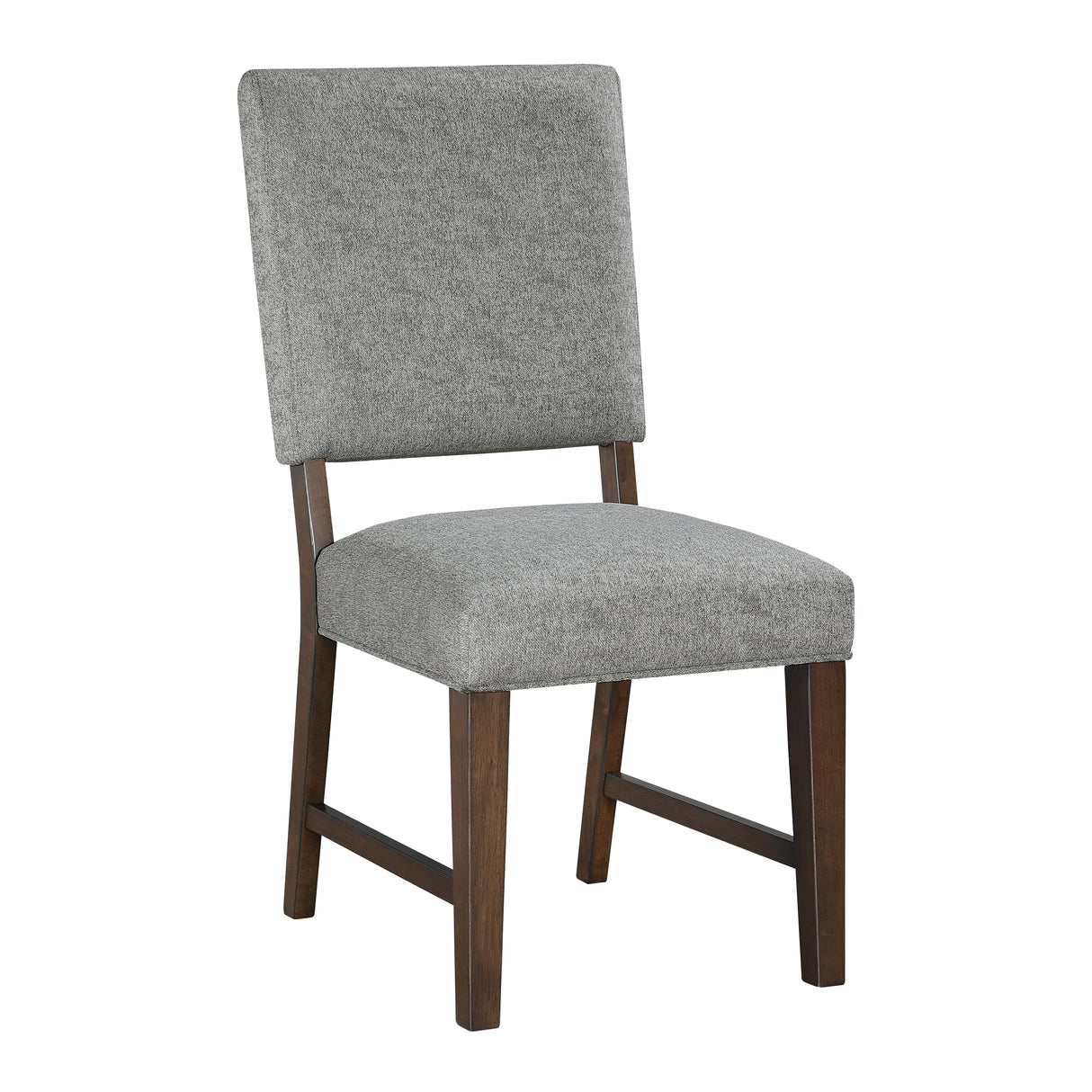 Franco Walnut/Gray Dining Side Chair, Set of 2 by Homelegance at Eve Furniture