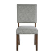 Franco Walnut/Gray Dining Side Chair, Set of 2 by Homelegance at Eve Furniture