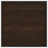 Fulton Dark Brown Square Mango Wood Coffee Table by Coaster at Eve Furniture