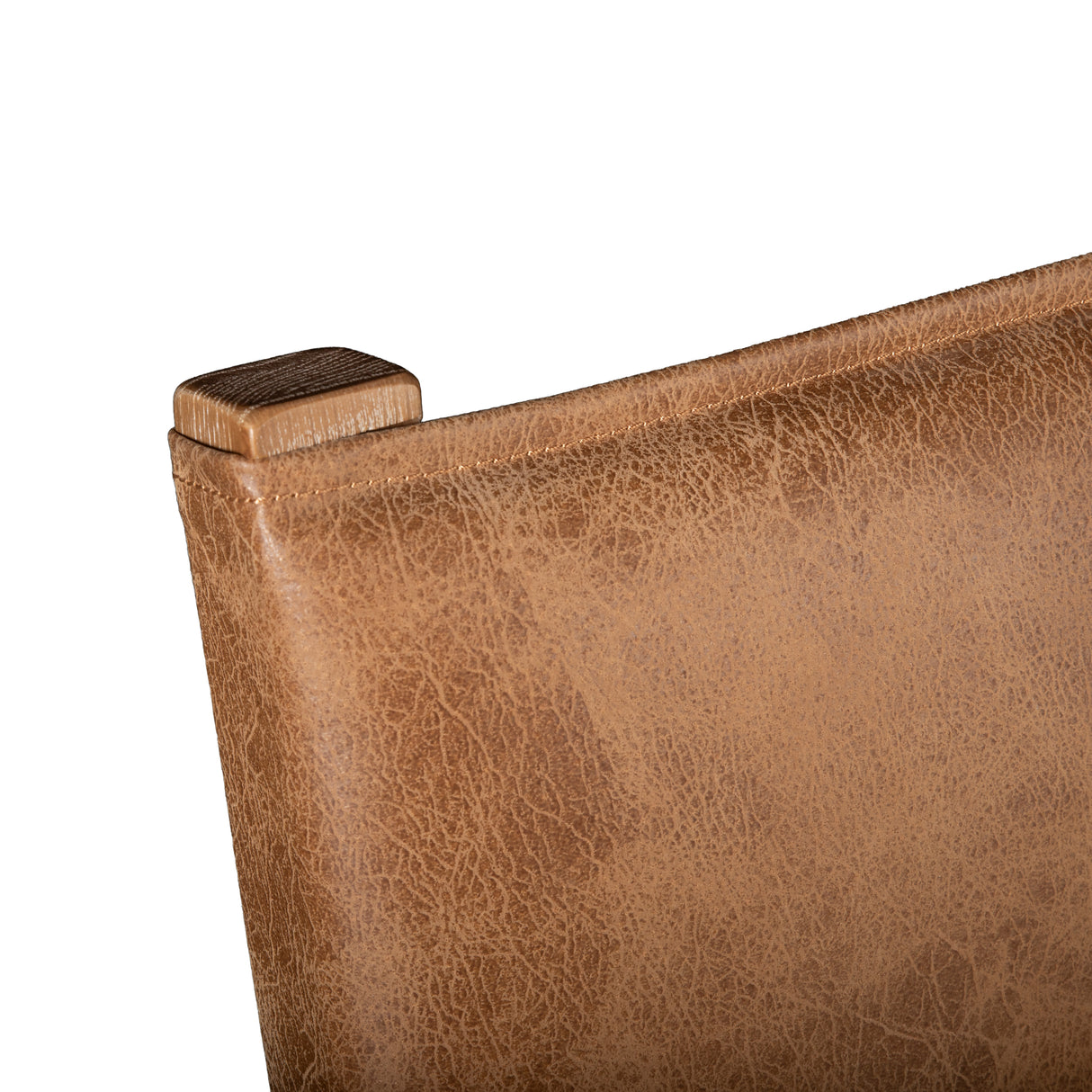 Maya 21" Dining Chair in Tan Leather with Natural Legs by Home Trends & Design at Eve Furniture