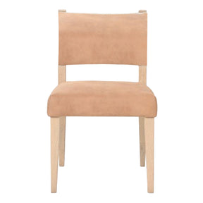Maya 21" Dining Chair in Antique Leather with Napoleon Legs by Home Trends & Design at Eve Furniture