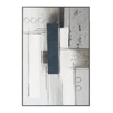 Palette Linear Landscape Hand Painted Framed Diptych by Home Trends & Design at Eve Furniture