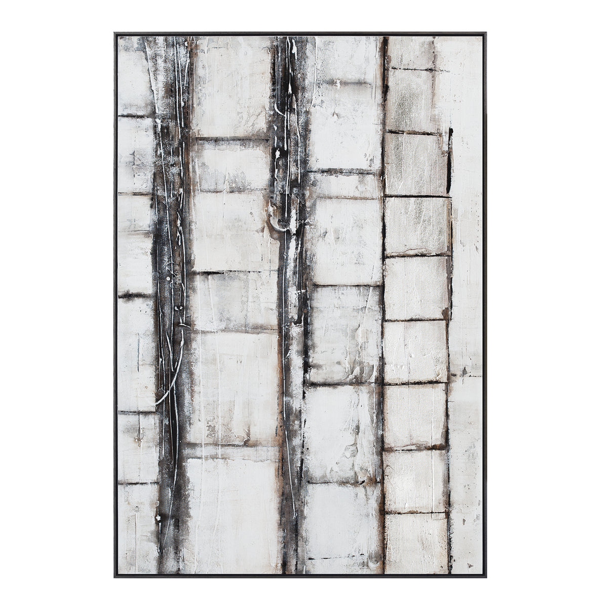 Palette Nature Canvas Hand Painted Framed Diptych by Home Trends & Design at Eve Furniture